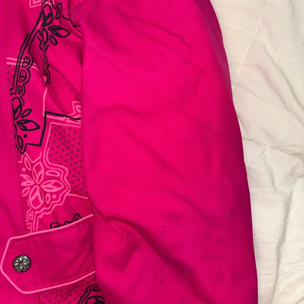 Columbia Kids' Fuchsia Floral Puffer Jacket - Picture 11 of 11